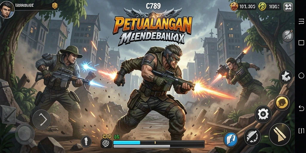 Tampilan gameplay menarik dari C789 dengan aksi yang mendebarkan.