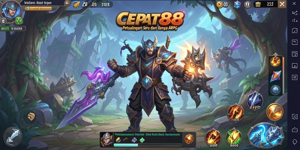 Screenshot gameplay menampilkan aksi seru dalam dunia ARPG.