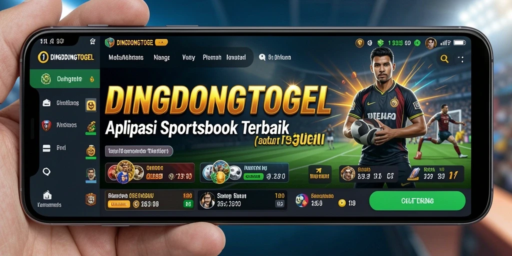 Tampilan antarmuka DINGDONGTOGEL saat bermain taruhan olahraga.