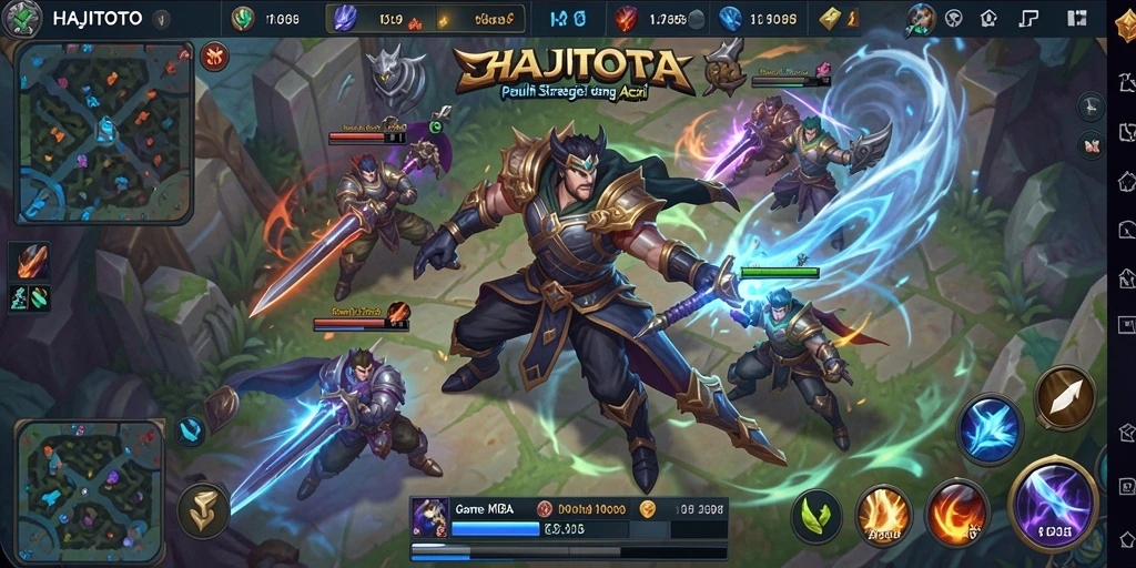 Screenshot gameplay HAJITOTO yang menegangkan dan penuh aksi.