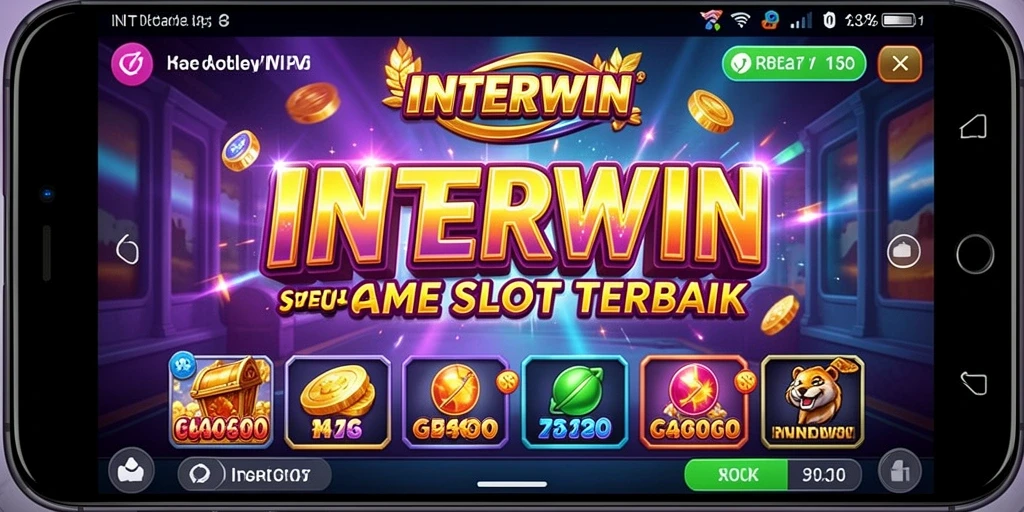 Screenshot INTERWIN menampilkan gameplay slot yang menarik dan menghibur.