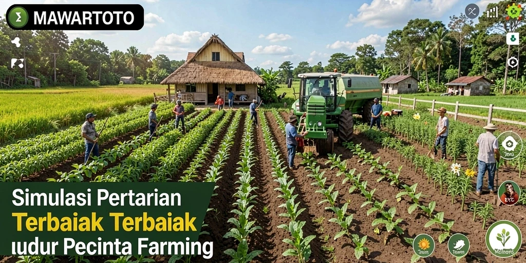 Screenshot utama MAWARTOTO menampilkan aktivitas pertanian yang menarik dan produktif.