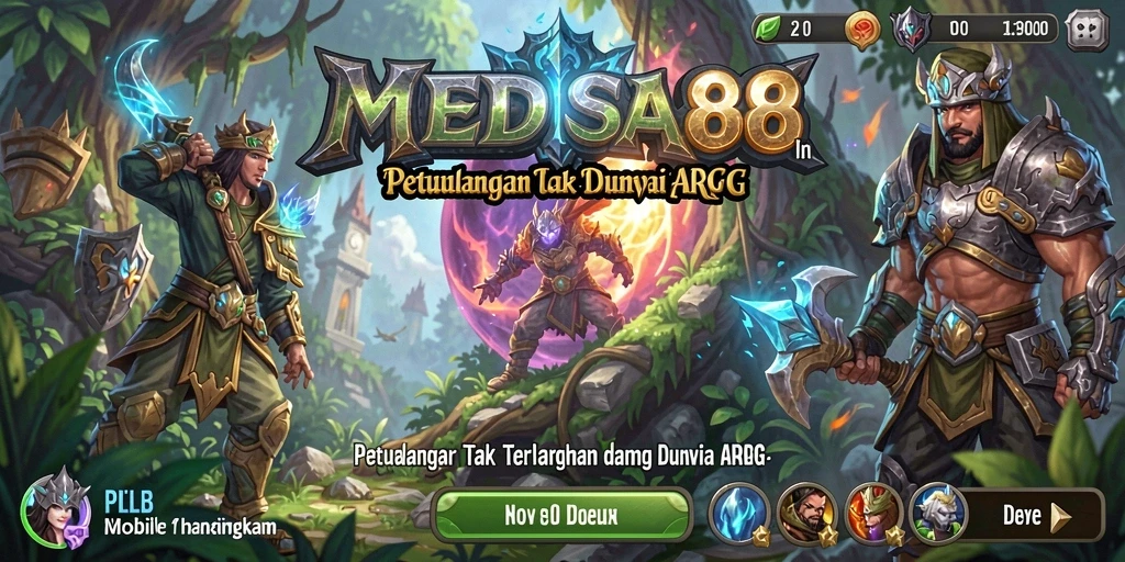 Tampilan gameplay MEDUSA88 yang mendebarkan dan penuh aksi.