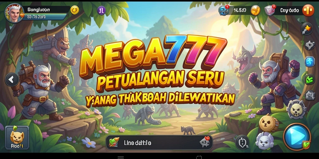 Gameplay seru dalam MEGA777 yang penuh petualangan dan tantangan.