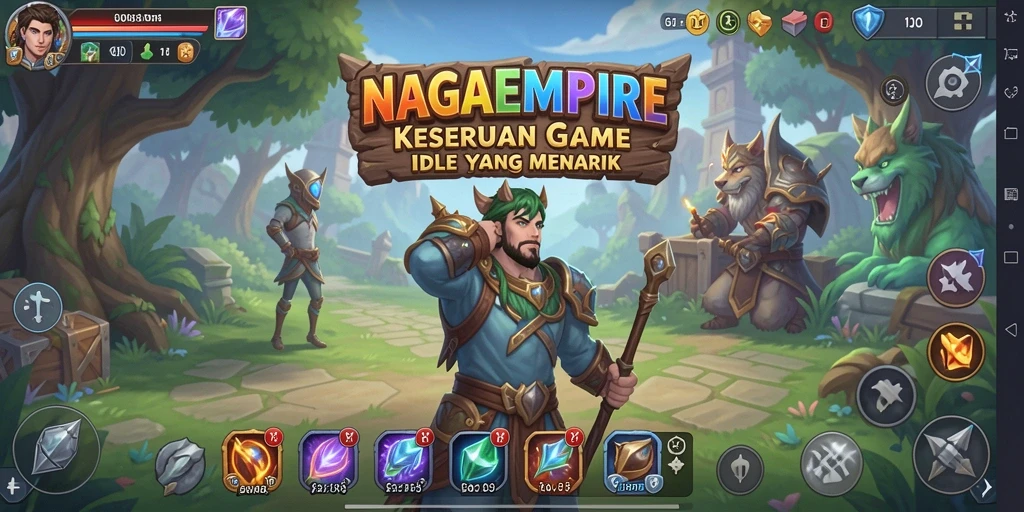 Tampilan menarik dari gameplay NAGAEMPIRE yang seru.