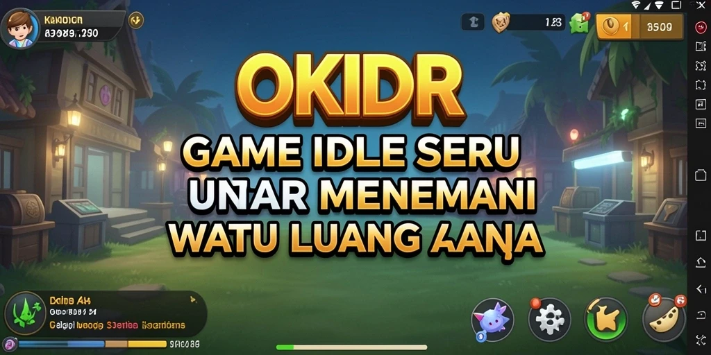 Screenshot gameplay OKIDR menampilkan suasana seru dan karakter yang aktif.