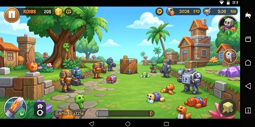 Tampilan gameplay RDI88 yang menampilkan teka-teki yang menarik.
