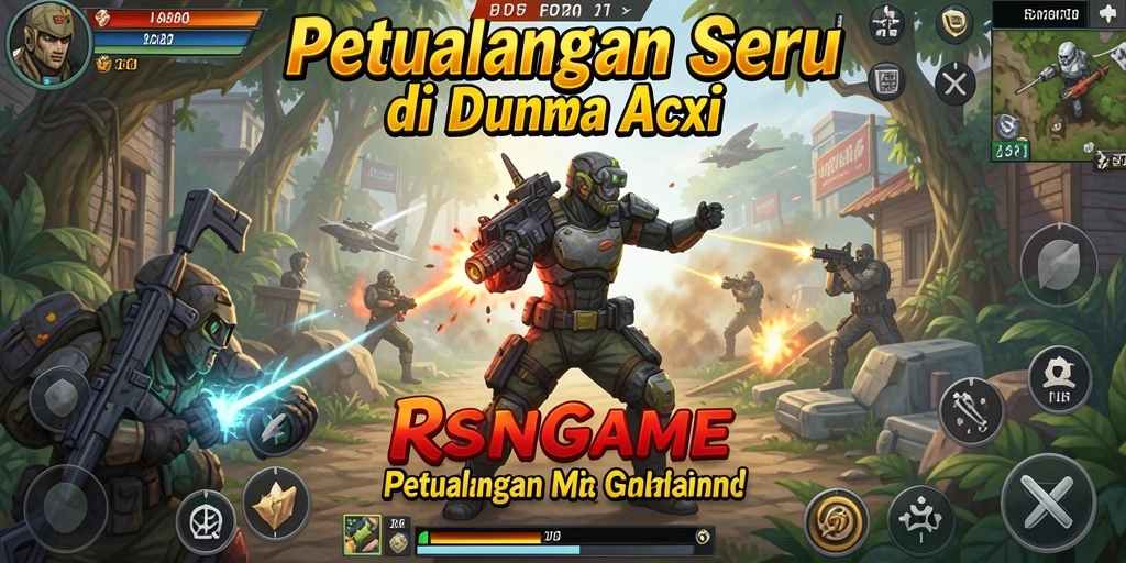 Tampilan gameplay RSNGAME yang mendebarkan dan penuh aksi.